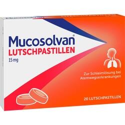 MUCOSOLVAN Lutschpastillen 15 mg