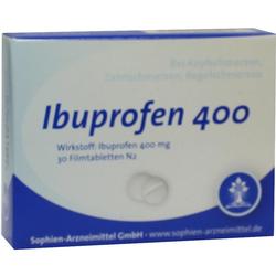 IBUPROFEN Sophien 400 Filmtabletten IBUPROFEN Sophien 400 Filmtabletten