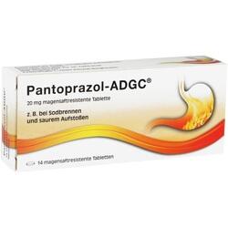 PANTOPRAZOL ADGC 20 mg magensaftres.Tabletten PANTOPRAZOL ADGC 20 mg magensaftres.Tabletten