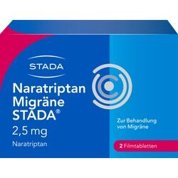 NARATRIPTAN Migräne STADA 2,5 mg Filmtabletten NARATRIPTAN Migräne STADA 2,5 mg Filmtabletten