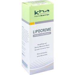 HANS KARRER Lipocreme MikroSilber HANS KARRER Lipocreme MikroSilber