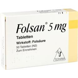 FOLSAN 5 mg Tabletten