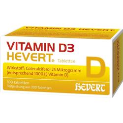 VITAMIN D3 HEVERT Tabletten