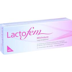 LACTOFEM Milchsäure Vaginalzäpfchen