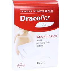DRACOPOR Wundverband 3,8x3,8 cm steril DRACOPOR Wundverband 3,8x3,8 cm steril
