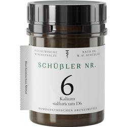 SCHÜSSLER NR.6 Kalium sulfuricum D 6 Tabletten SCHÜSSLER NR.6 Kalium sulfuricum D 6 Tabletten