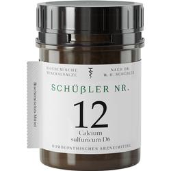 SCHÜSSLER NR.12 Calcium sulfuricum D 6 Tabletten SCHÜSSLER NR.12 Calcium sulfuricum D 6 Tabletten