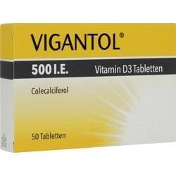 VIGANTOL 500 I.E. Vitamin D3 Tabletten VIGANTOL 500 I.E. Vitamin D3 Tabletten