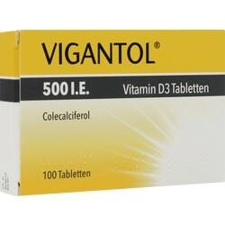 VIGANTOL 500 I.E. Vitamin D3 Tabletten VIGANTOL 500 I.E. Vitamin D3 Tabletten