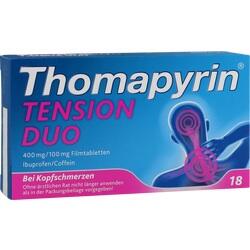 THOMAPYRIN TENSION DUO 400 mg/100 mg Filmtabletten THOMAPYRIN TENSION DUO 400 mg/100 mg Filmtabletten