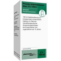 PROCAIN pharmarissano 2% Maxi Inj.-Lsg.Fla.100 ml PROCAIN pharmarissano 2% Maxi Inj.-Lsg.Fla.100 ml