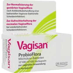 VAGISAN ProbioFlora Milchsäure-Bakter.Vaginalkaps. VAGISAN ProbioFlora Milchsäure-Bakter.Vaginalkaps.